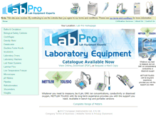 Tablet Screenshot of labpro.co.uk